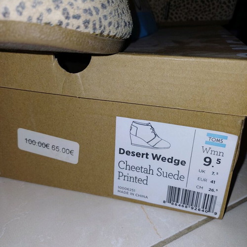 TOMS shoes like new, size 41