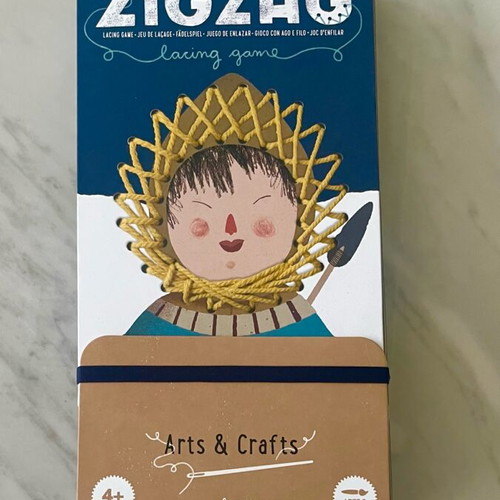 Zigzag Lacing Game educational sewing toy new by Londji