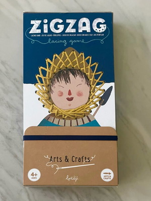 Zigzag Lacing Game educational sewing toy new by Londji