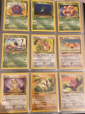 Pokemon Jungle set like new, vintage lot