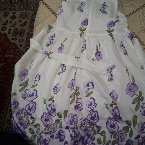 Girl's dress like new, multicolored, sizes 128-134 cm