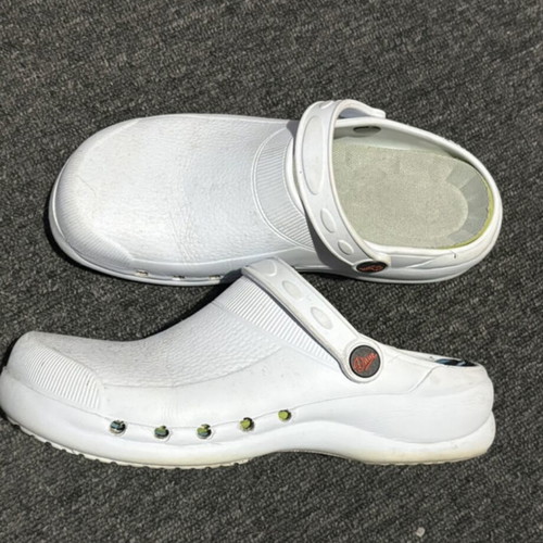 Dian white clogs used, size 38