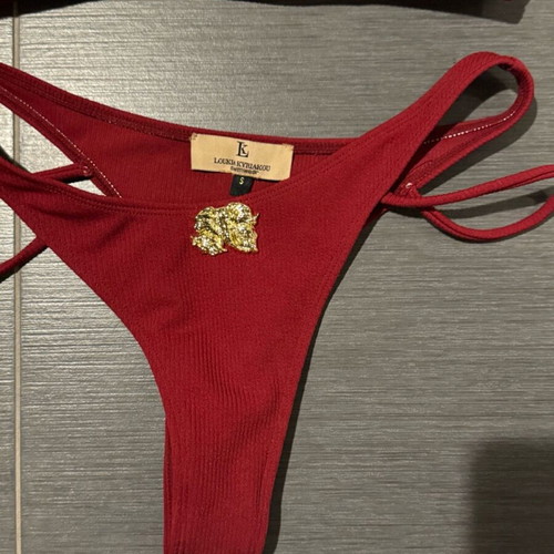 Loukia Kyriakou swimsuit xsmall like new, cutout back