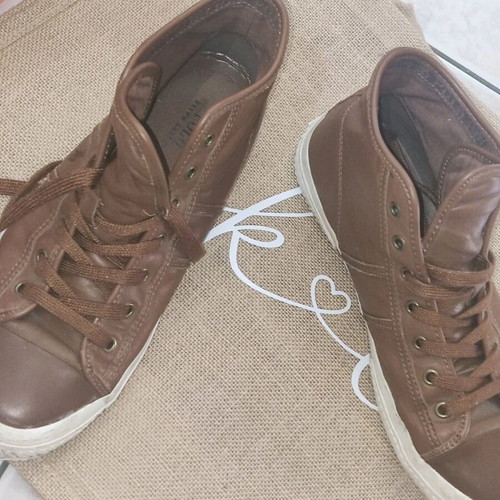 Polo Ralph Lauren Tremayne Deep leather shoes like new, size 43, beige