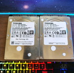 Toshiba 320GB and 500GB hard drives used, faulty