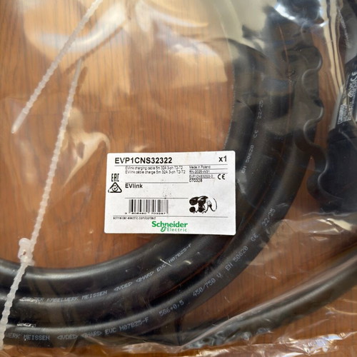 Schneider Electric 3-Phase 32A T2-T2 Electric Car Charging Cable 5m new