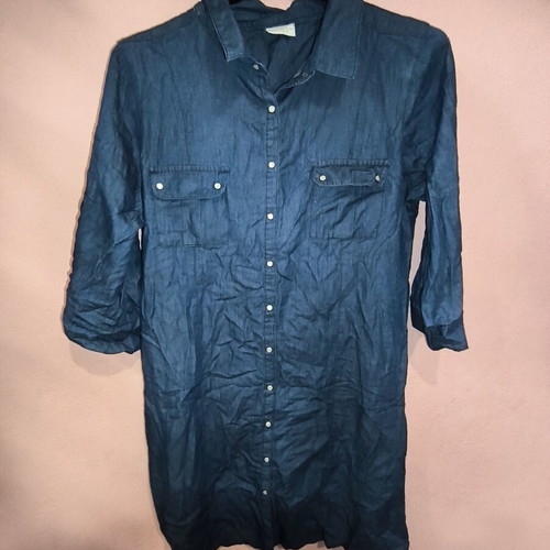 Denim dress Infinity plus size XL like new, blue