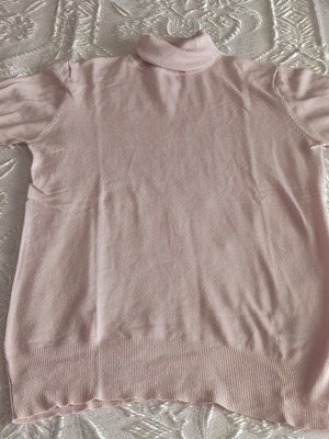 Knitted blouse like new, soft pink, size M