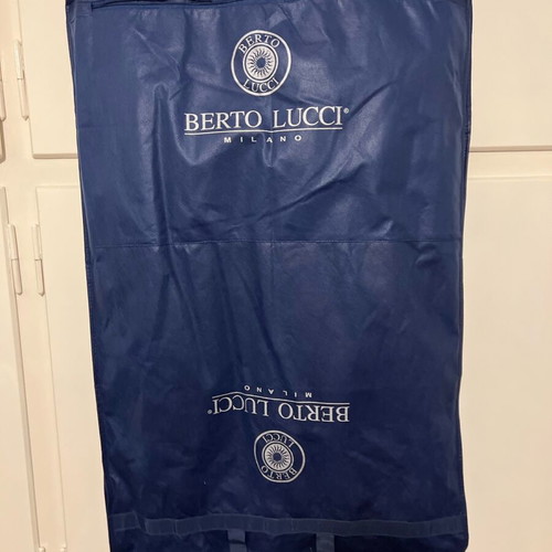 Berto Lucci Milano Formal Suit new, gray, jacket No58, trousers No50