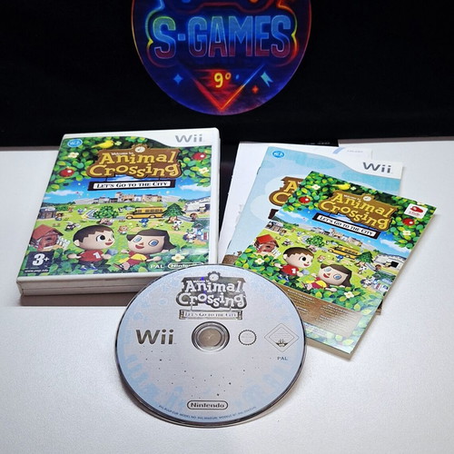 Animal Crossing Let's Go to the City Nintendo Wii game used