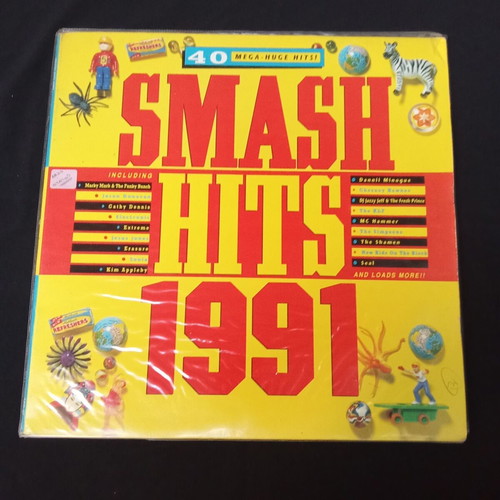 Smash Hits 1991 double collectible vinyl record used