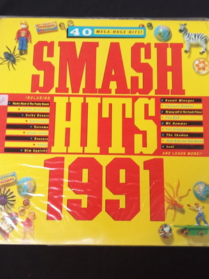 Smash Hits 1991 double collectible vinyl record used