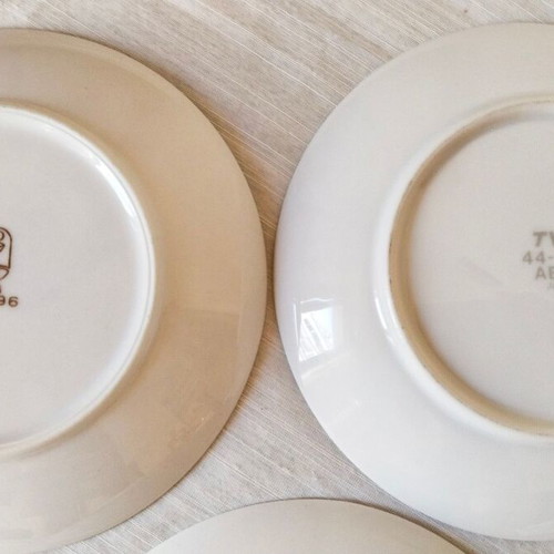 Set of 6 TWA collectible plates 15 cm diameter like new