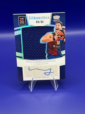 Crown Royale Euroleague 24-25 Willy Hernangomez Silhouettes Patch Auto new