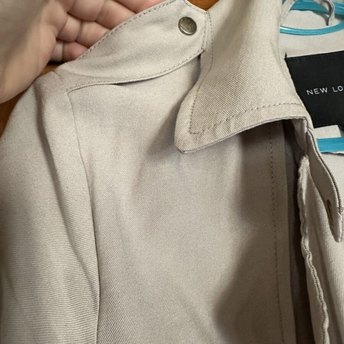 New Look women's trench coat used, size M, beige
