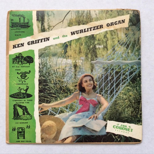 Ken Griffin And The Wurlitzer Organ 45 RPM vinyl record used