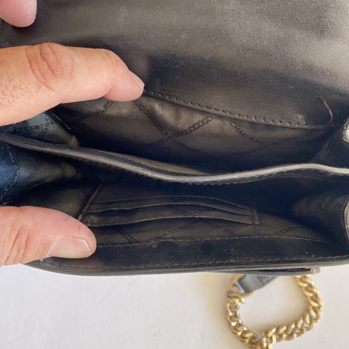 Michael Kors shoulder bag used, brown and black monogram
