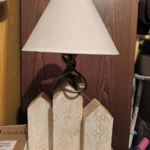 Handmade table lamps like new, set of 2