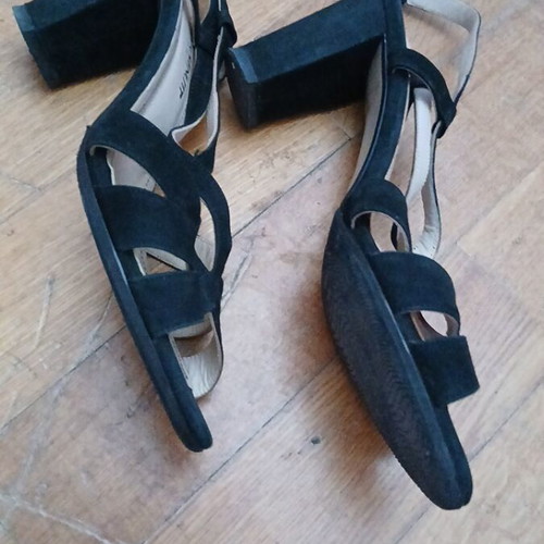Women's sandals like new, size 38, black