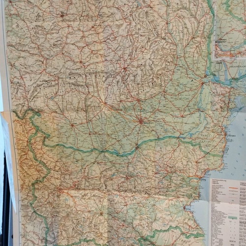 Romania and Bulgaria pocket map