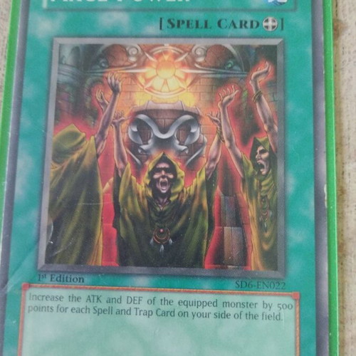 Mage Power Yugioh κάρτα σαν καινούργιο