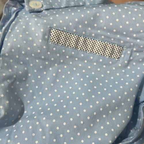Polka dot shirt like new, nine months