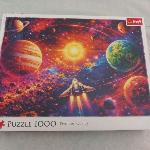 Trefl 1000-piece puzzle, space adventure solar system
