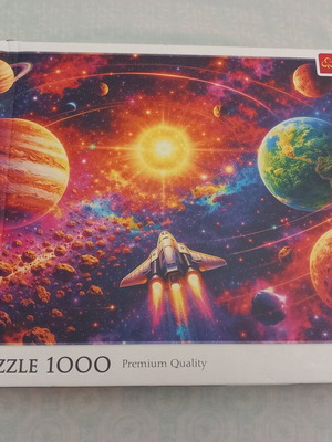 Trefl 1000-piece puzzle, space adventure solar system