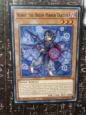 Neiroy, The Dream Mirror Traitor card like new with Ultra Pro sleeve
