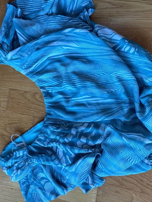 Toi&Moi crop top αφορετο, τιρκουάζ, μέγεθος S
