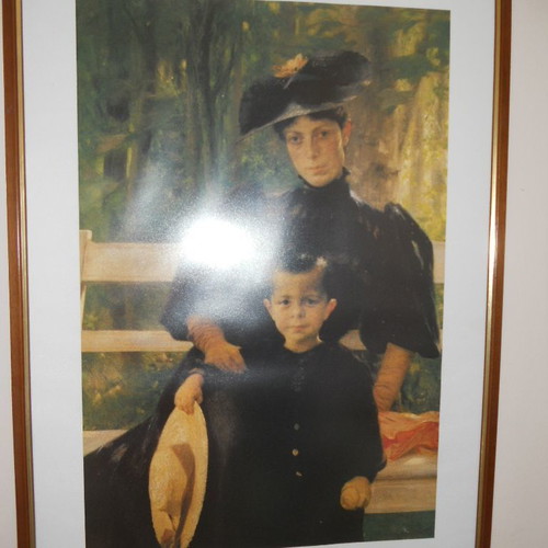 Framed poster of G. Iakovidis artwork like new