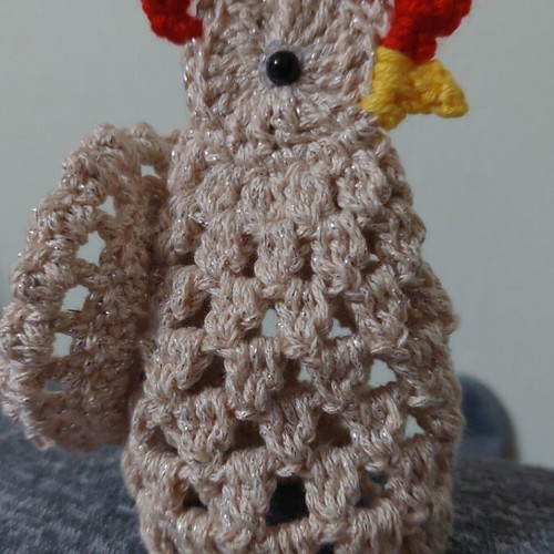 Knitted Roosters New, Egg Holders