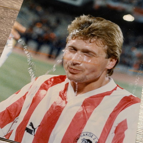 Collectible rare large photo of Lajos Detari new, authentic