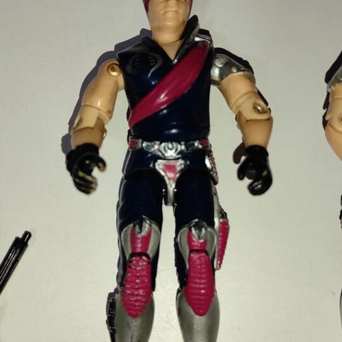 G.I.JOE Tomax & Xamot (v1) 1985 used figures with accessories