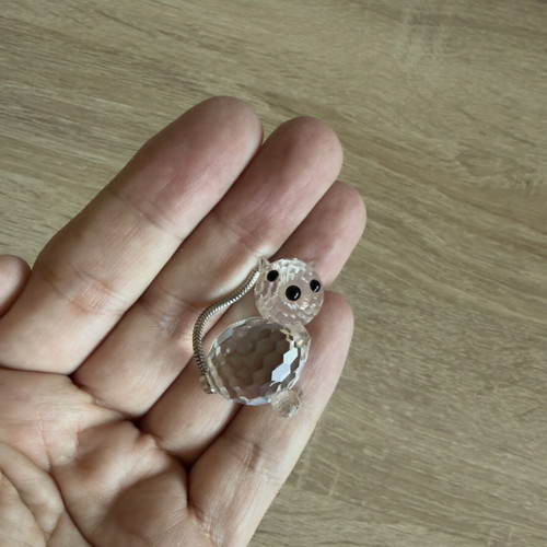 Swarovski Silver Crystal Miniature Cat model 7659 NR 031 new