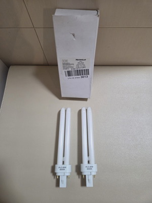Compact fluorescent PL-C 26W 6500K light bulbs, 2-pin G24d base, pack of 2