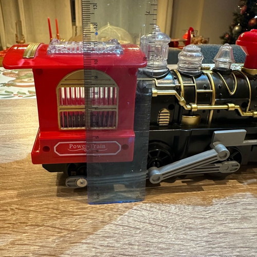 Steam train with sounds used, battery operated