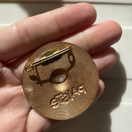Καρφίτσα Paiste Cymbals 4,5 εκ. μεταχειρισμένη, vintage μέταλλο