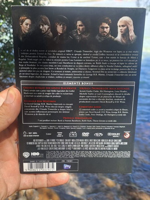 Game of Thrones σεζόν 2 DVD σετ με αγγλικούς υπότιτλους