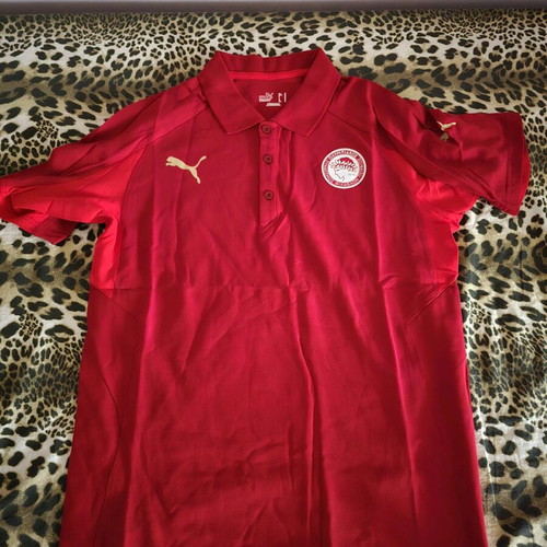 Polo Shirt Olympiakos Puma Medium New Authentic