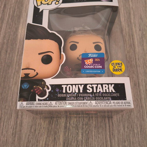 Funko Pop! Marvel Infinity Saga Tony Stark GID Cyprus Comic Con Edition 2024