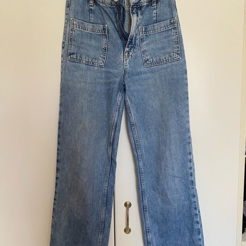 Zara women's jeans used, blue, size XS/34