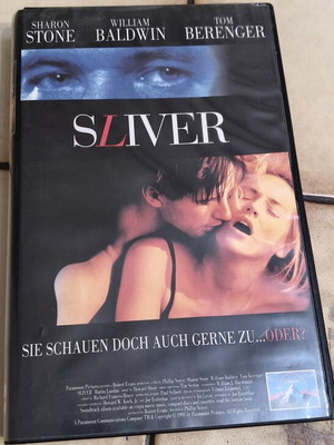 Sliver βιντεοκασέτα σαν καινούργιο, γερμανική έκδοση ερωτικό θρίλερ 1993