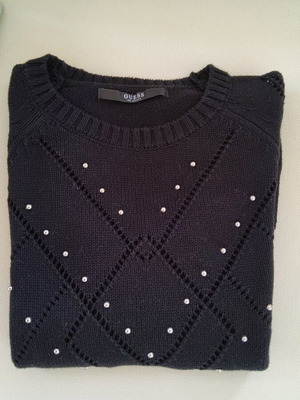 Guess black sweater size Large like new