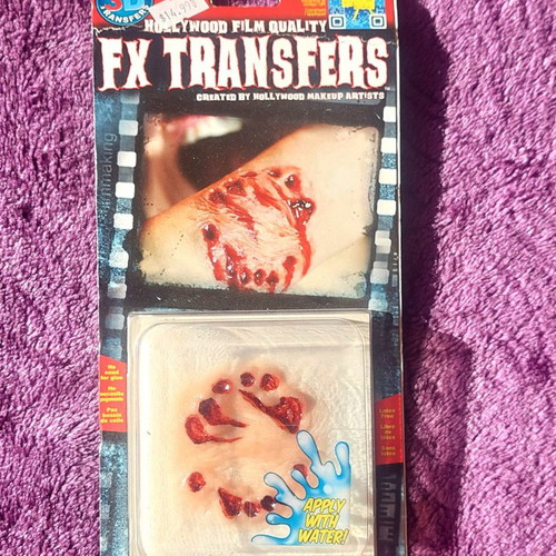 Special FX bite wound tattoo