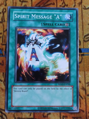 Spirit Message "A" Continuous Spell κάρτα σαν καινούργιο