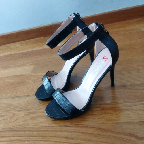 Seastar black high sandals like new, size 40