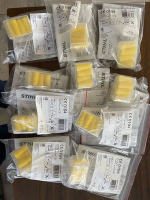 Ωτοασπίδες Stihl καινούργιες, πακέτο 10 κουτιά x 4 τεμάχια