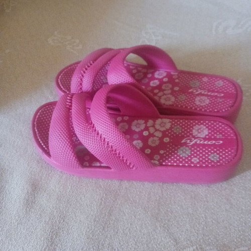 Summer slippers like new, size 37, pink
