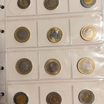 Συλλογή διμεταλλικών νομισμάτων μεταχειρισμένη, πακέτο 32 τεμαχίων